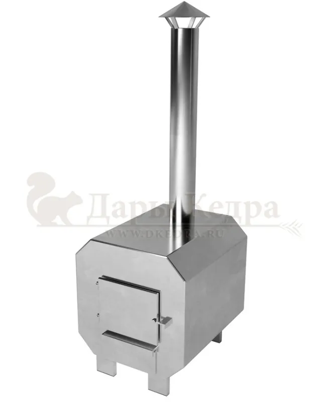 Внешняя печь для купели фурако с дровяным отоплением